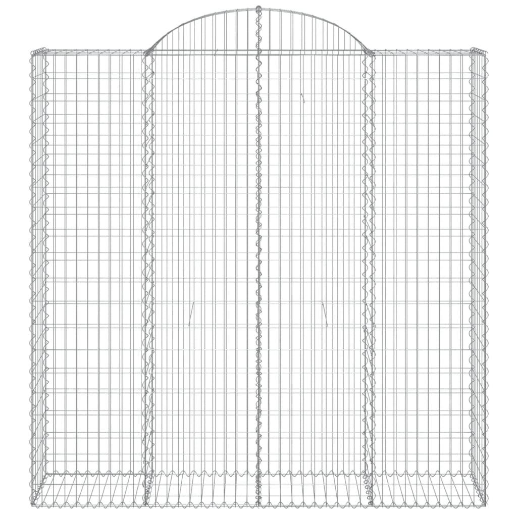 Vidaxl Schanskorf a volta 200x50x200 220 cm galvanizzato