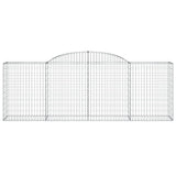 Vidaxl Schanskorf vaulted 300x50x100 120 cm galvanized iron