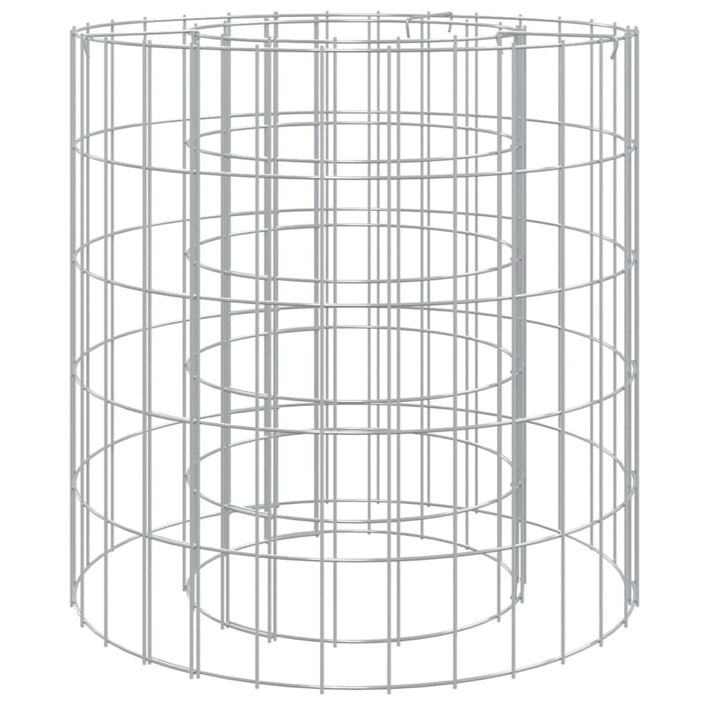 Vidaxl schanskorf foyer Ø 50 cm fer galvanisé