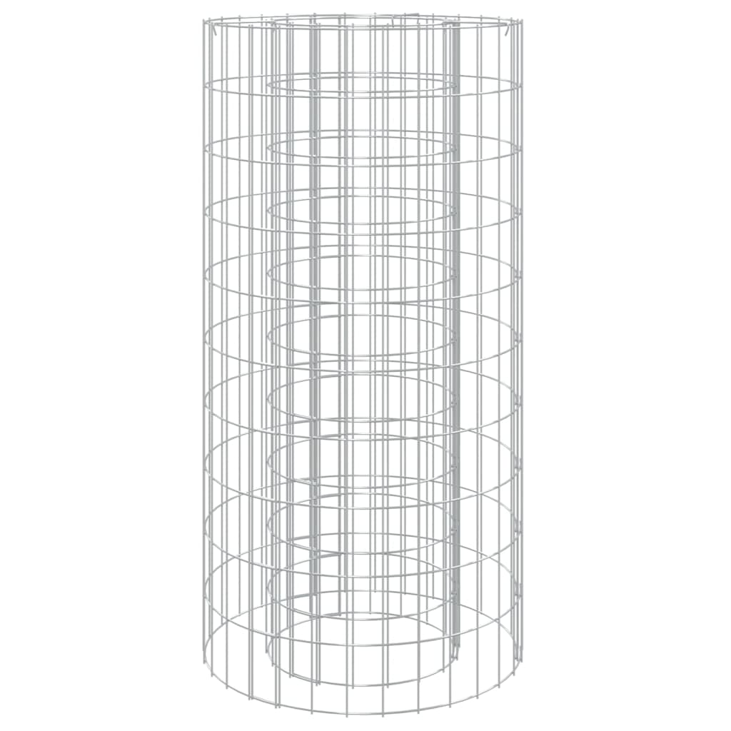 Vidaxl Schanskorf krb Ø 50 cm galvanizované železo