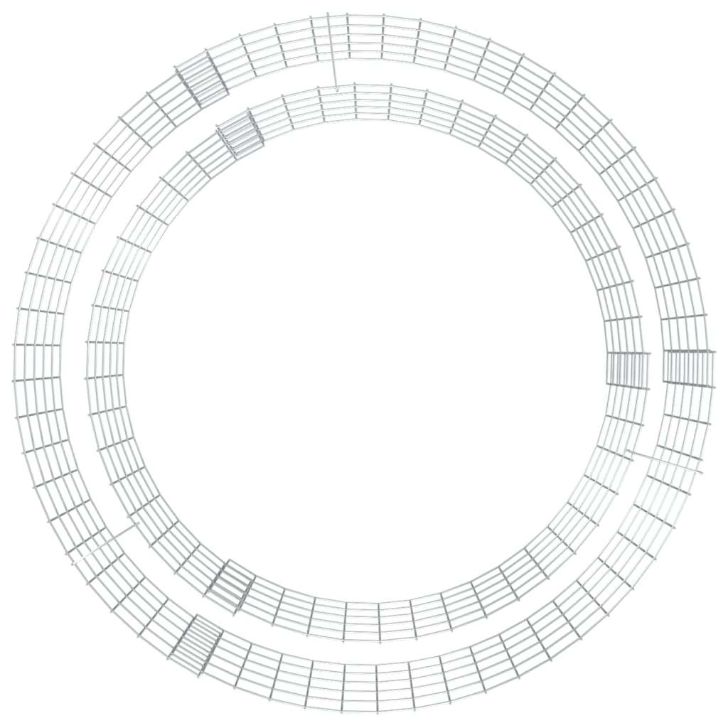 VIDAXL SCHANSKORF CIRNORE Ø 100 cm Galvanizzato