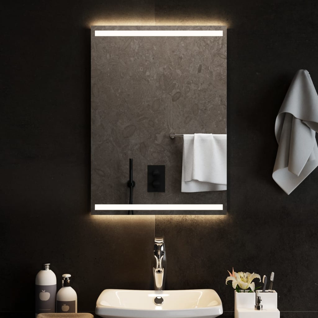 VIDAXL Specchio da bagno LED 50x70 cm