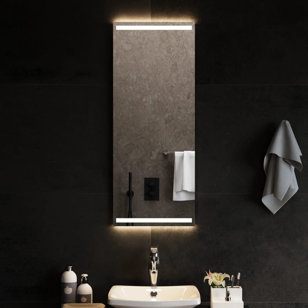 Miroir de salle de bain Vidaxl LED 40x100 cm