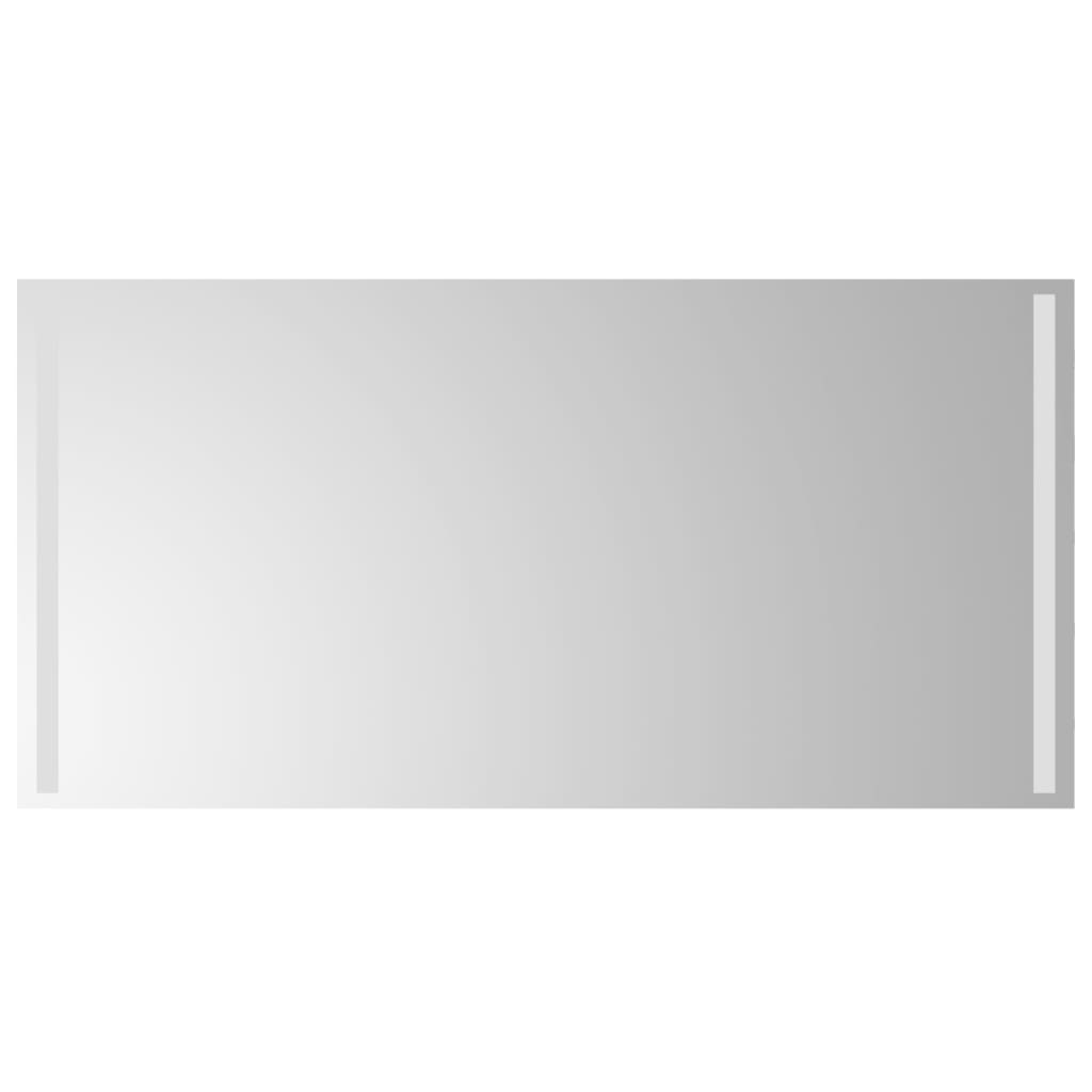 Miroir de salle de bain Vidaxl LED 50x100 cm