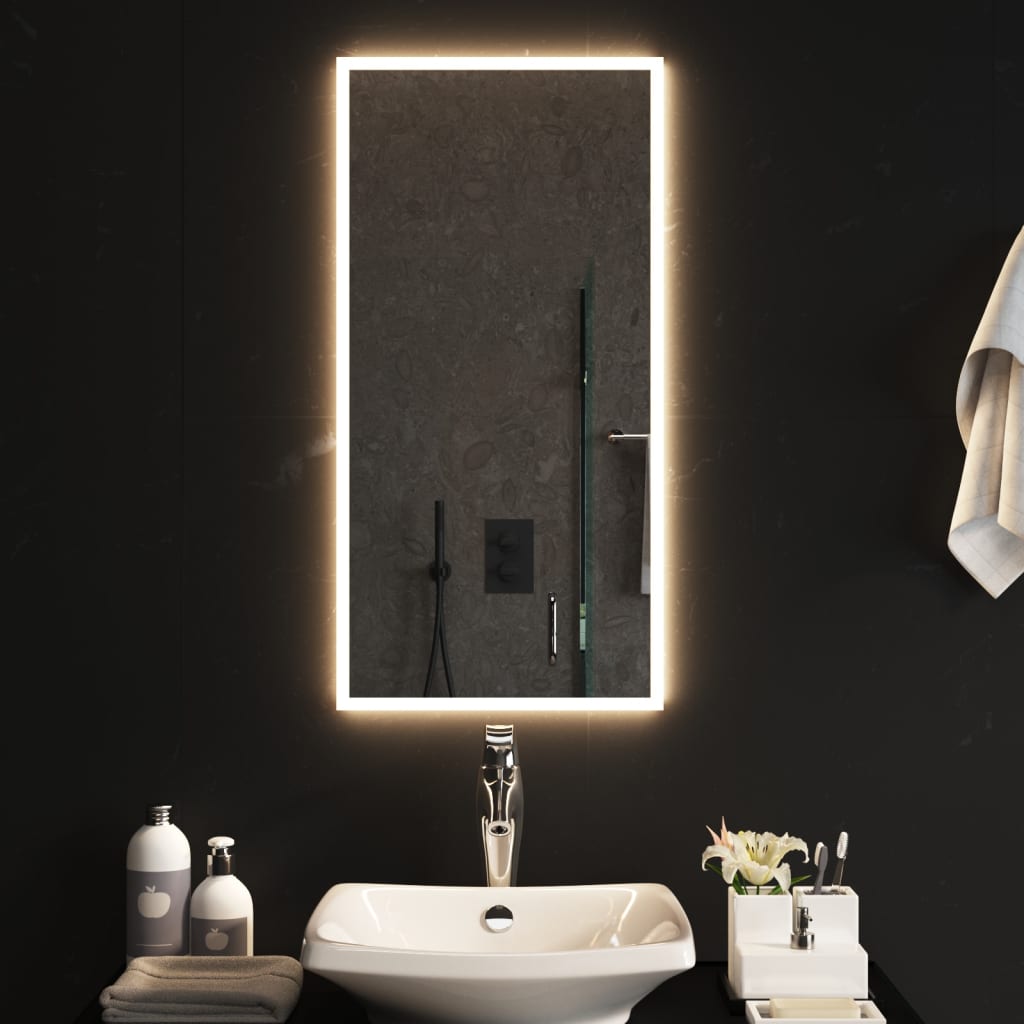 Vidaxl Bathroom Mirror LED 40x80 cm