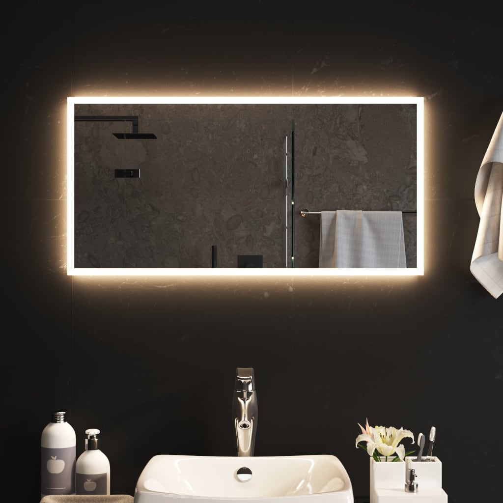 Vidaxl Bathroom Mirror LED 40x80 cm