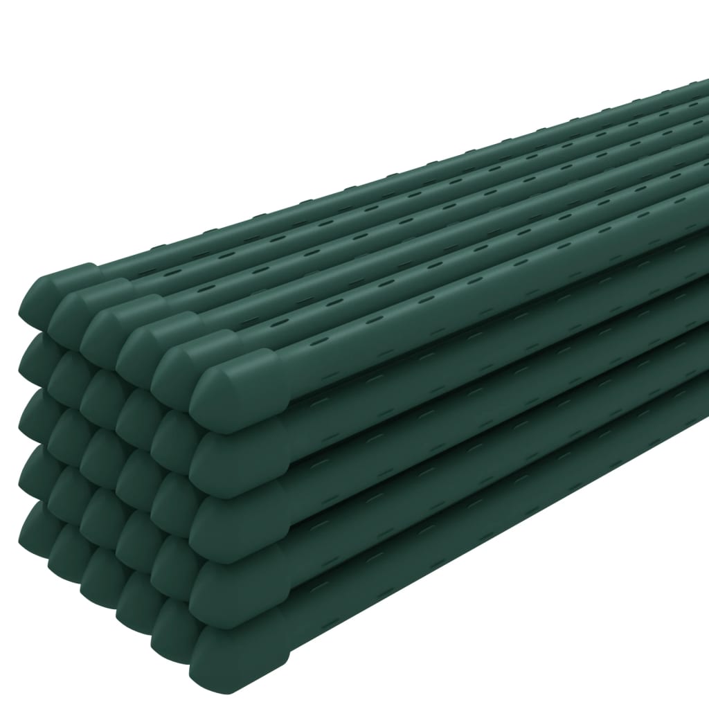 Vidaxl Plant Stakes 30 st 60 cm steel green