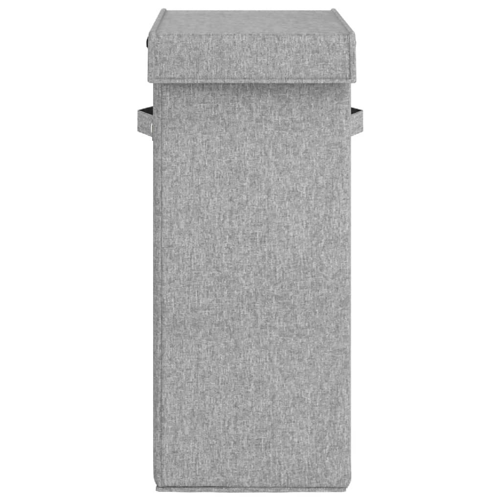 Vidaxl Wäschmaschück kollapsablesbar 26x34.5x59.5 cm Linnen Grey