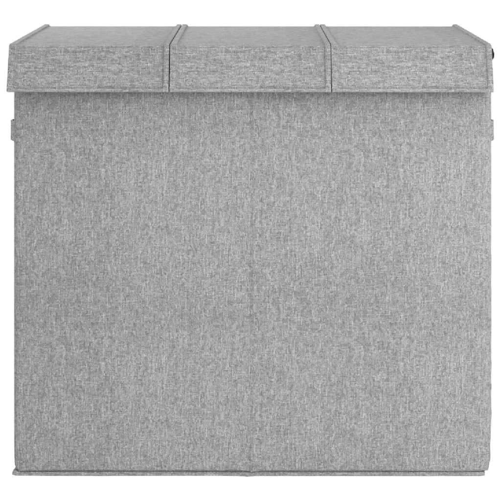 Vidaxl Wäschmaschück kollapsable 64.5x34.5x59 cm Linnen Grey