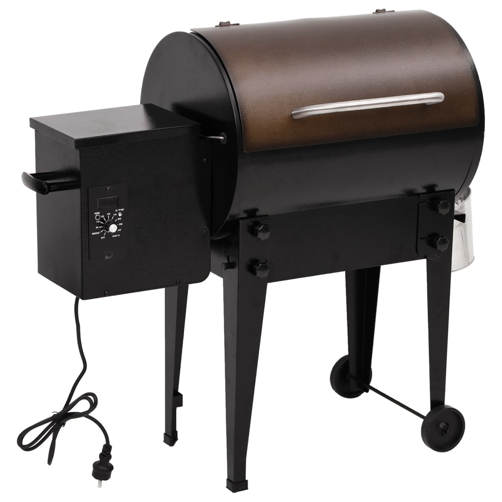 Vidaxl PelletbarBecue 94 cm Black