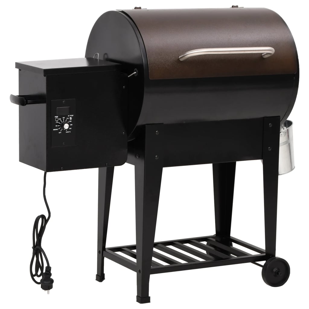 Vidaxl PelletbarBecue avec plaque inférieure 94 cm Black