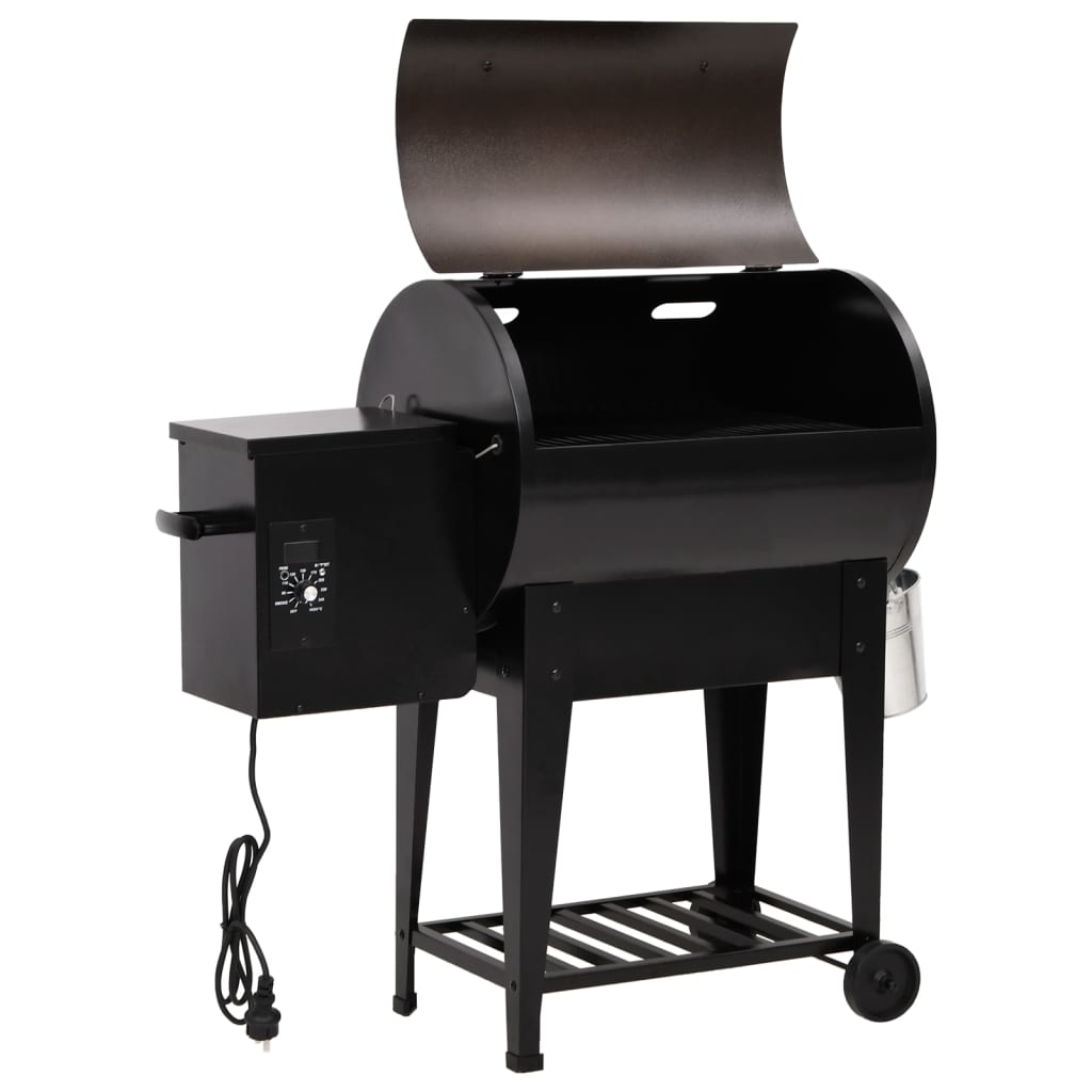 Vidaxl PelletbarBecue avec plaque inférieure 94 cm Black