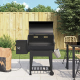 Vidaxl PelletbarBecue avec plaque inférieure 94 cm Black