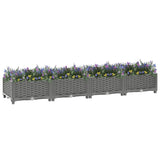 Vidaxl Planter je dvignil 160x40x23 cm polipropen