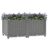 VidaXL Planter raised 80x40x38 cm Polypropene