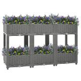 Vidaxl Planter hevet 120x40x71 cm polypropen