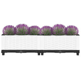 Vidaxl Planter hevet 80x40x23 cm polypropen