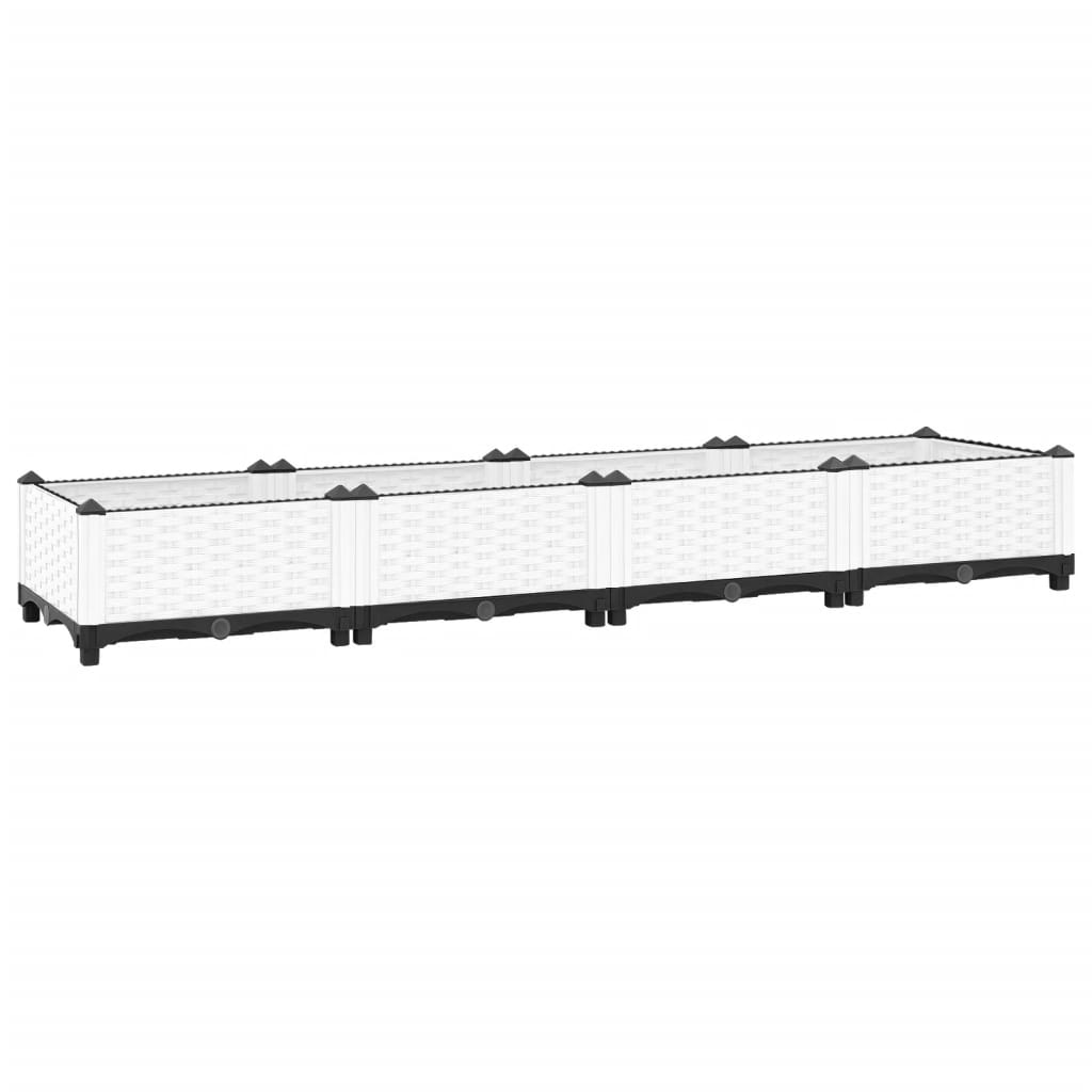 Vidaxl Planter hevet 160x40x23 cm polypropen