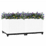 Vidaxl Planter elevado 80x40x38 cm polipropeno