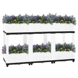 Vidaxl Planter hevet 120x40x71 cm polypropen