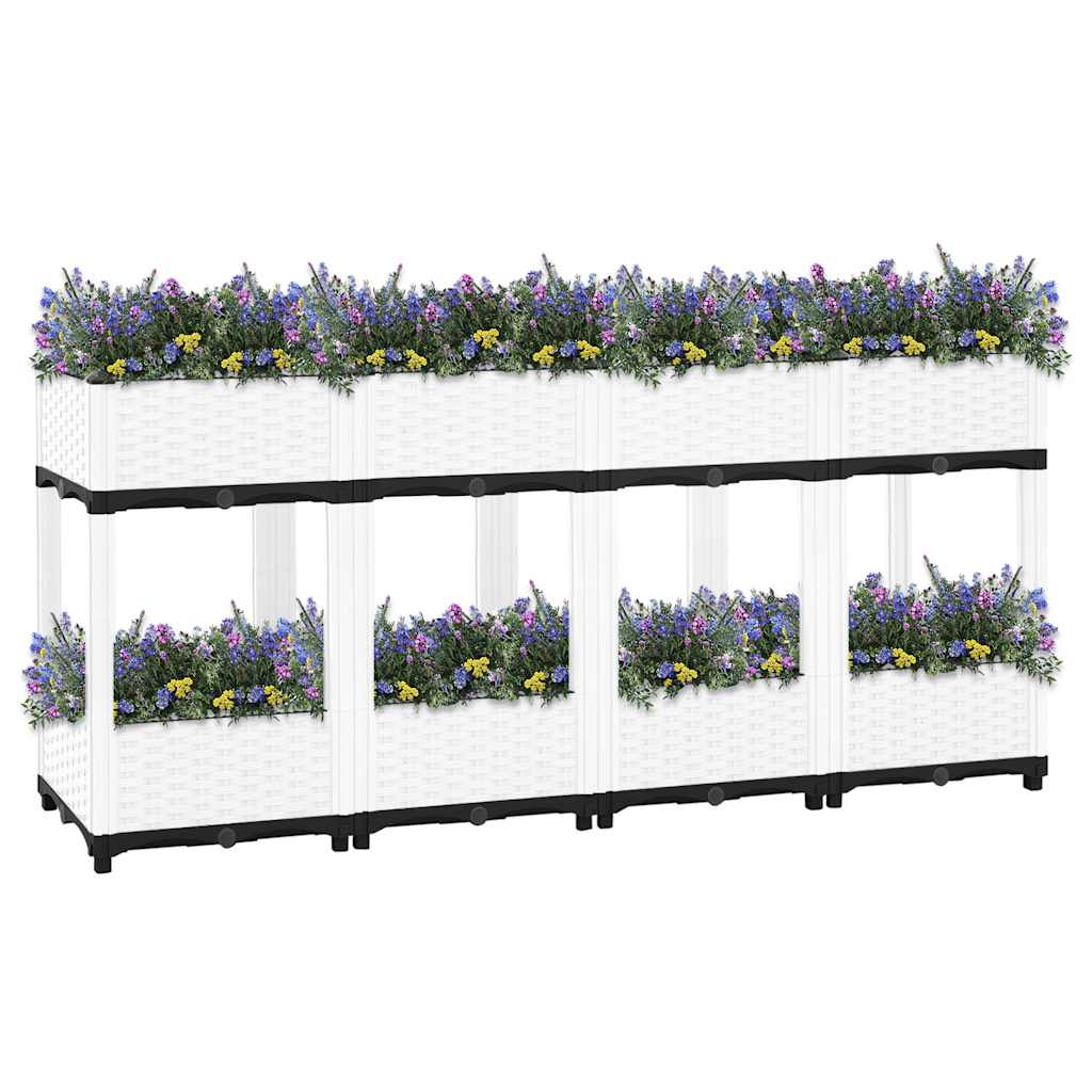 Vidaxl Planter hevet 160x40x71 cm polypropen