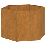 Vidaxl Plannet Rusty 60x60x45 cm Corten stål