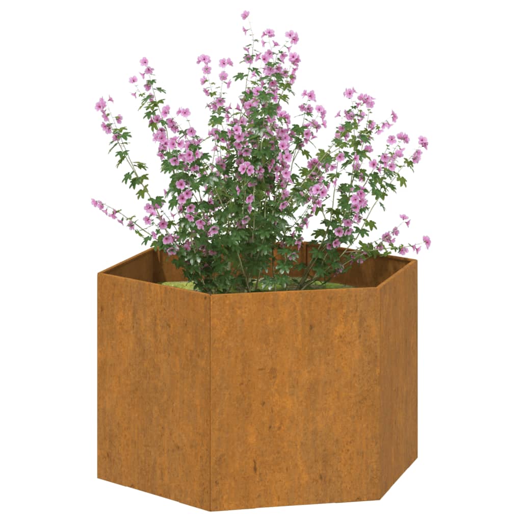 Vidaxl Plannet Rusty 60x60x45 cm Corten stål