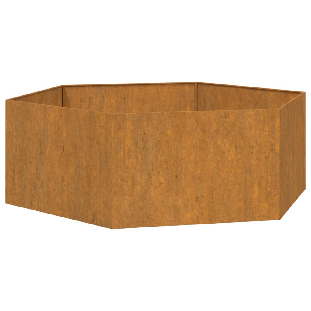 Vidaxl Plannet Rusty 138x120x45 cm Cortenstaal