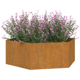 Vidaxl Plannet Rusty 138x120x45 cm Cortenstaal