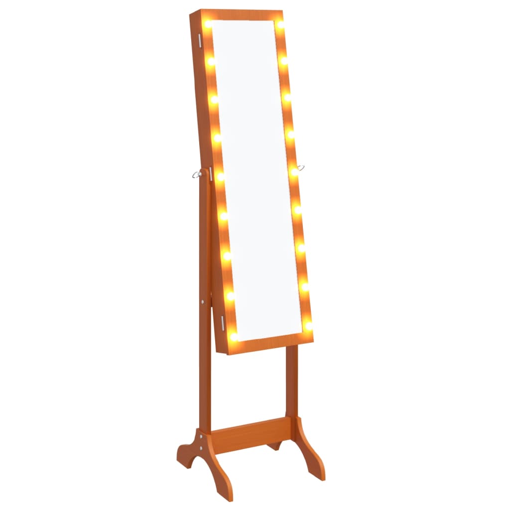 Vidaxl Mirror separado con LED 34x37x146 cm