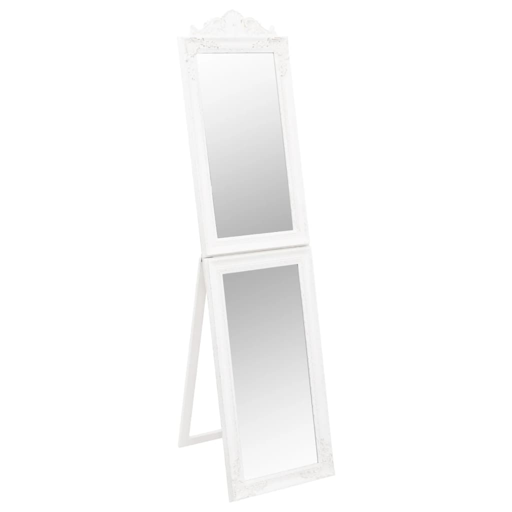 Vidaxl Mirror fristående 40x160 cm vit