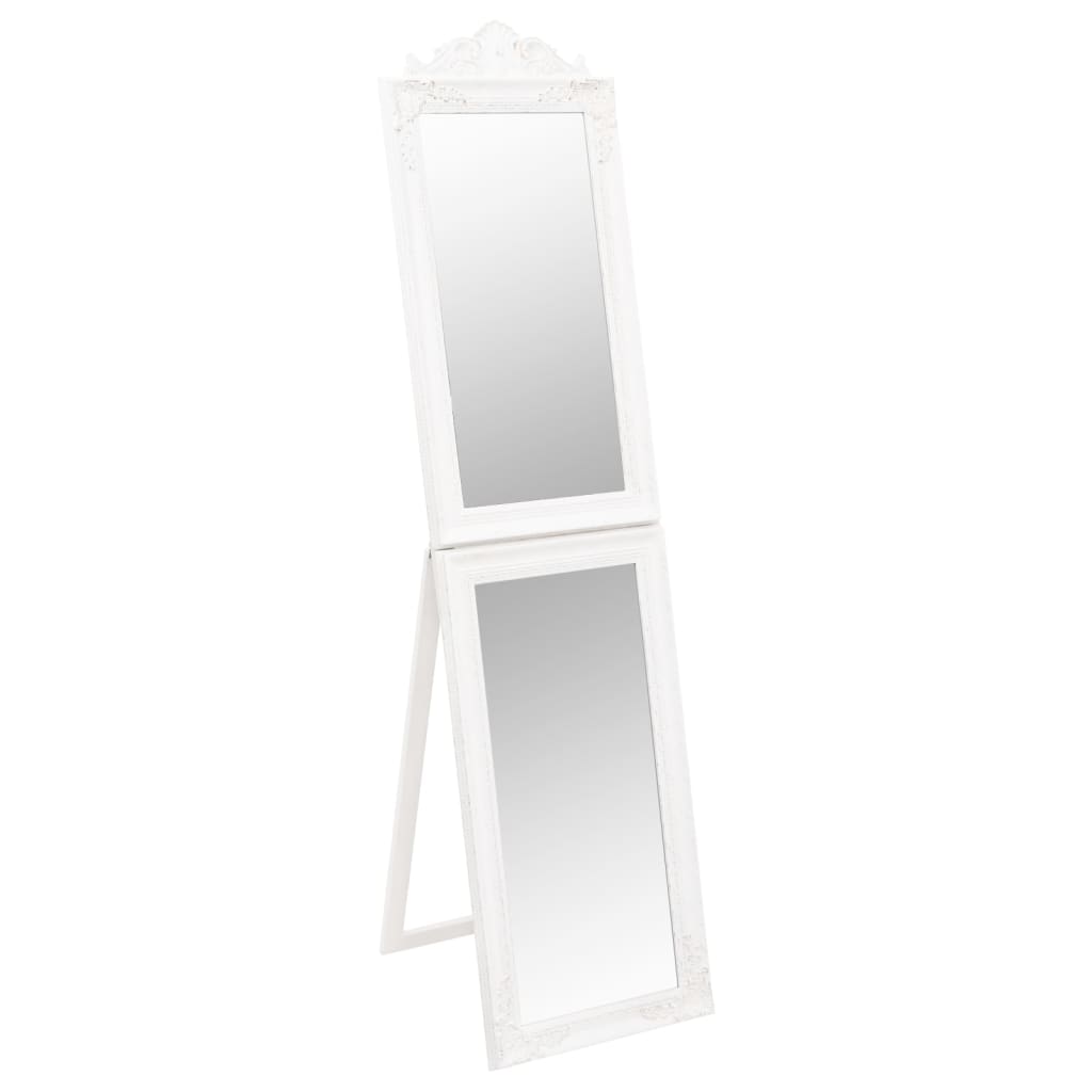 Vidaxl Mirror separado 45x180 cm blanco