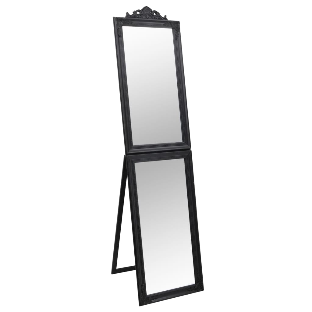 Vidaxl mirror detached 45x180 cm black