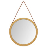 Vidaxl Wall Mirror s pneumatikou Ø 45 cm zlaté barvy