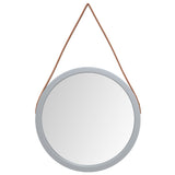 VidaXL wall mirror with tire Ø 45 cm silver colored