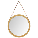 Vidaxl Wall Mirror s pneumatikou Ø 55 cm zlaté barvy