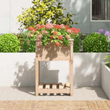 Vidaxl Planter med hylle 54x54x81 cm Solid furu