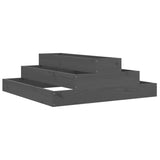 Vidaxl Planning box 80x80x27 cm Solid pine Gray