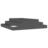 Vidaxl Planning Box 110x110x27 cm Solid Pine Grey