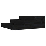 Vidaxl Planning Box 78x78x27 cm Solid Pine Black