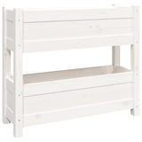 Vidaxl Planning Box 77x25x66 cm Solid Pine White