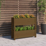 Vidaxl Planning Box 77x25x66 CM Solid Pine Honey Brown