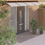 Vidaxl door canopy 350x100 cm polycarbonate black