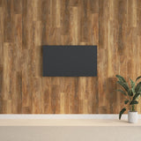 Paneles de pared Vidaxl Look de madera 2.06 m² PVC Brown