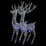 Vidaxl Christmas decoration Rendier XXL 2 ST 250 LED multi -colored 180cm acrylic