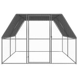 Vidaxl Buitenhok pro kuřata 3x4x2 m galvanizovaná ocel