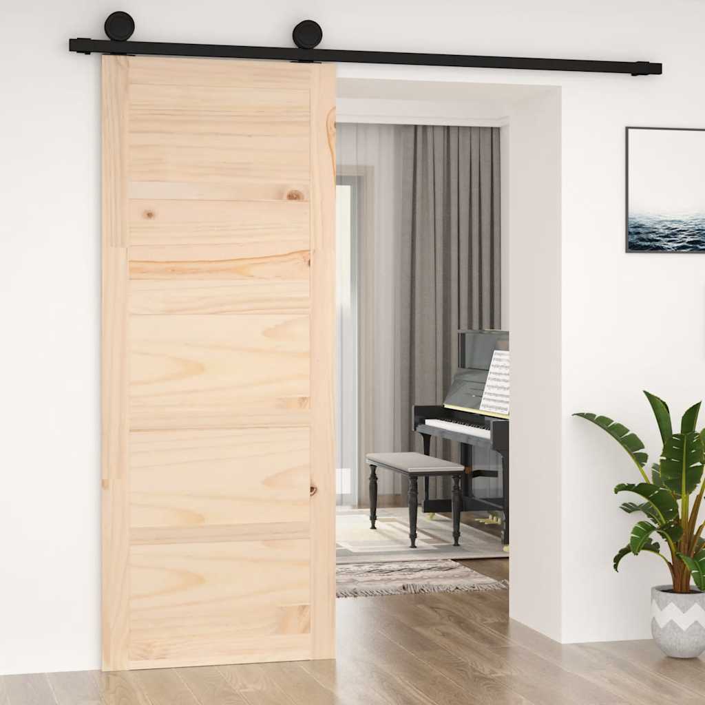 VidaXL sliding door 80x1.8x204.5 cm solid pine