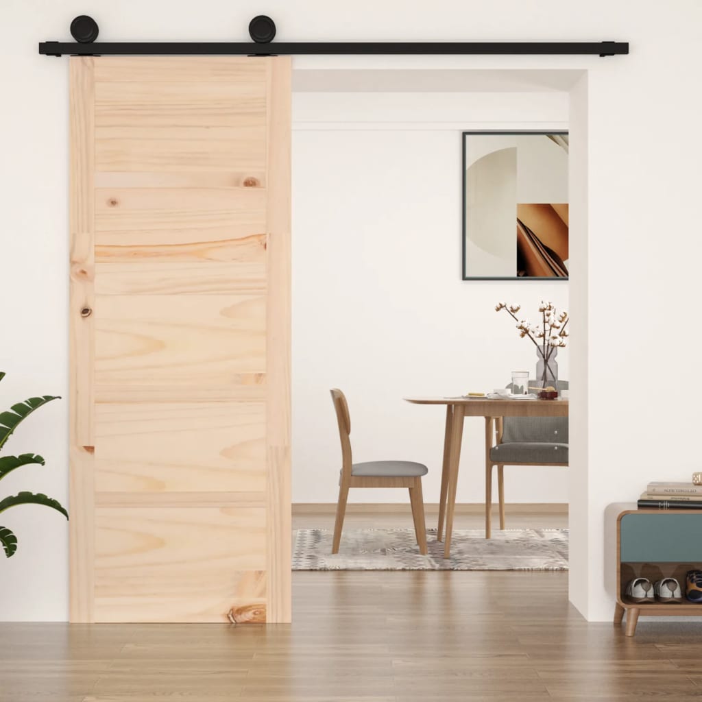 VidaXL sliding door 80x1.8x204.5 cm solid pine