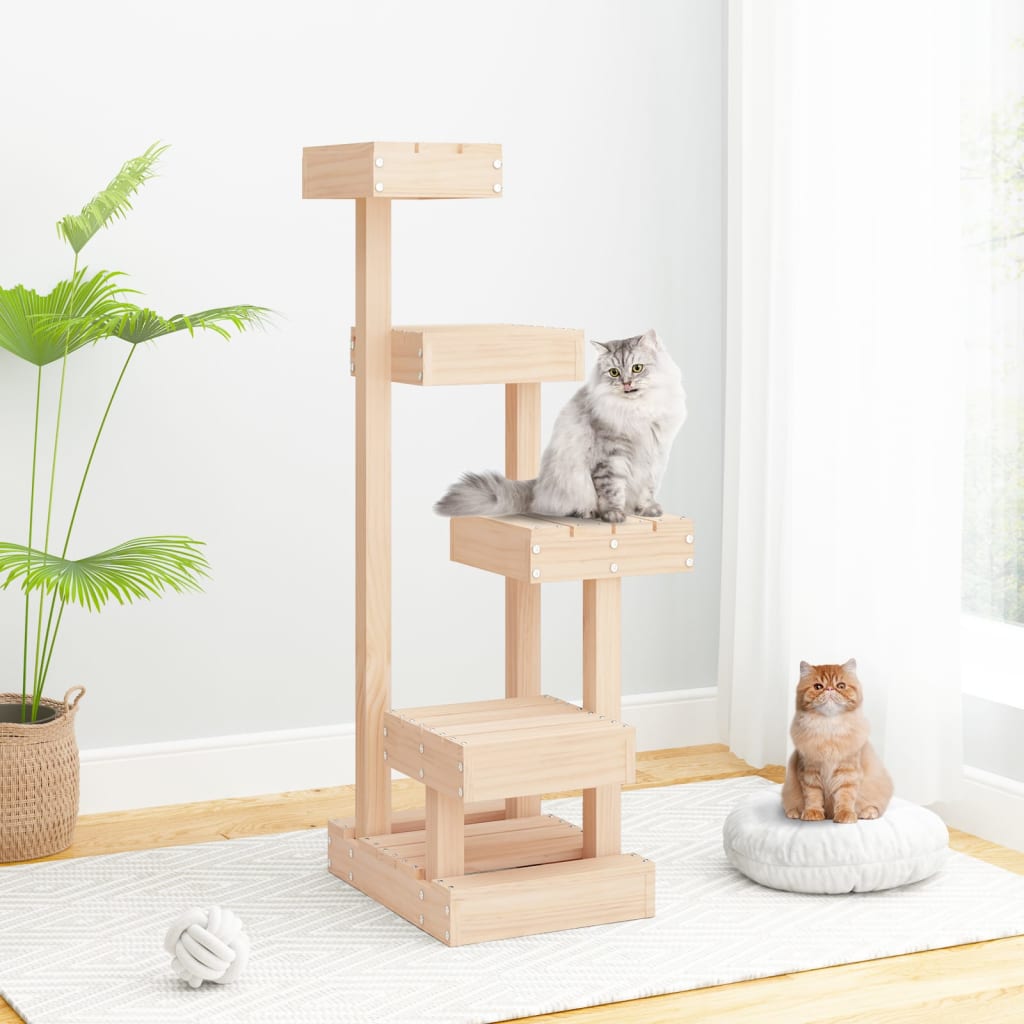 Vidaxl cat furniture 45.5x49x103 cm solid pine