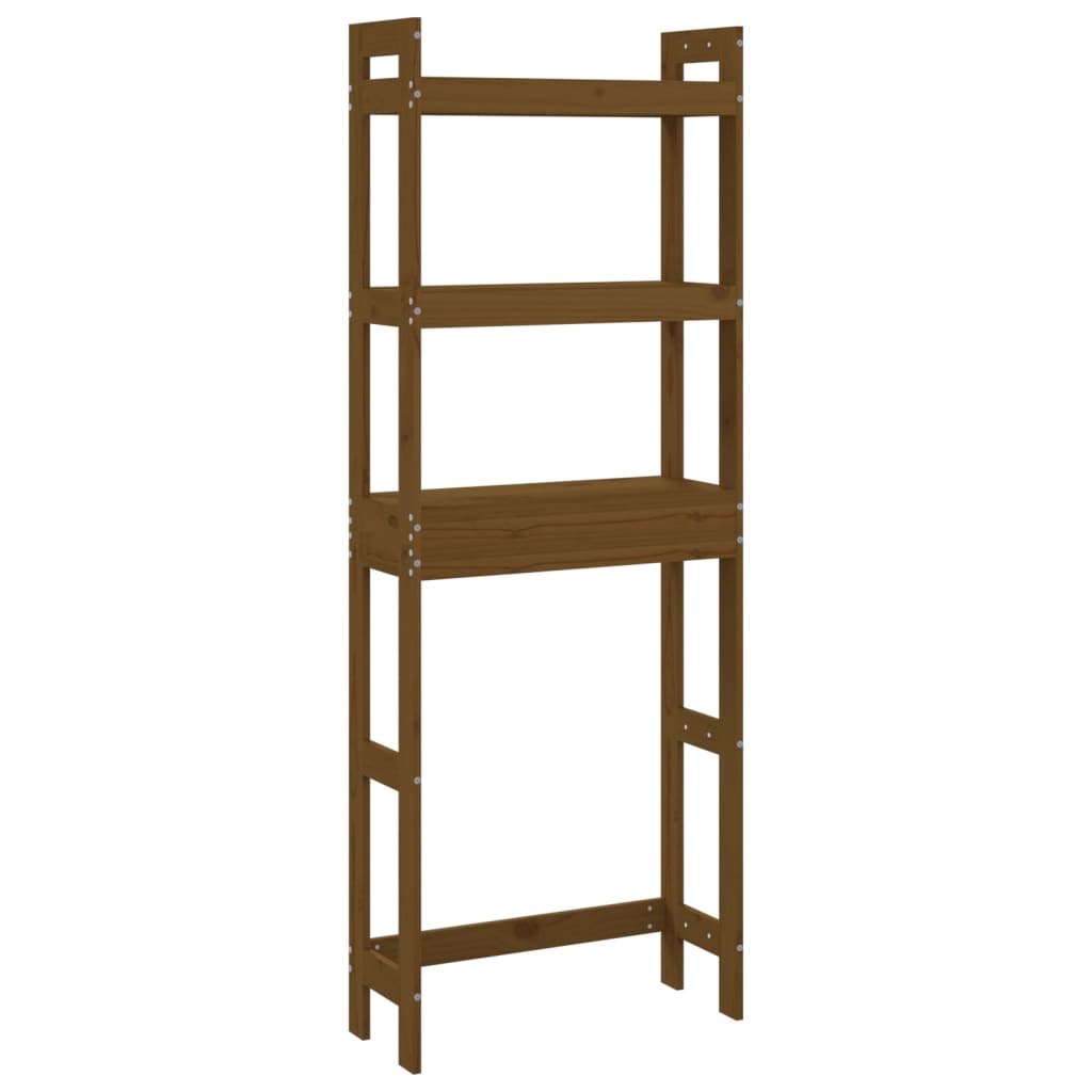 Vidaxl toilet rack 63x26x171 cm Solid pine honey brown